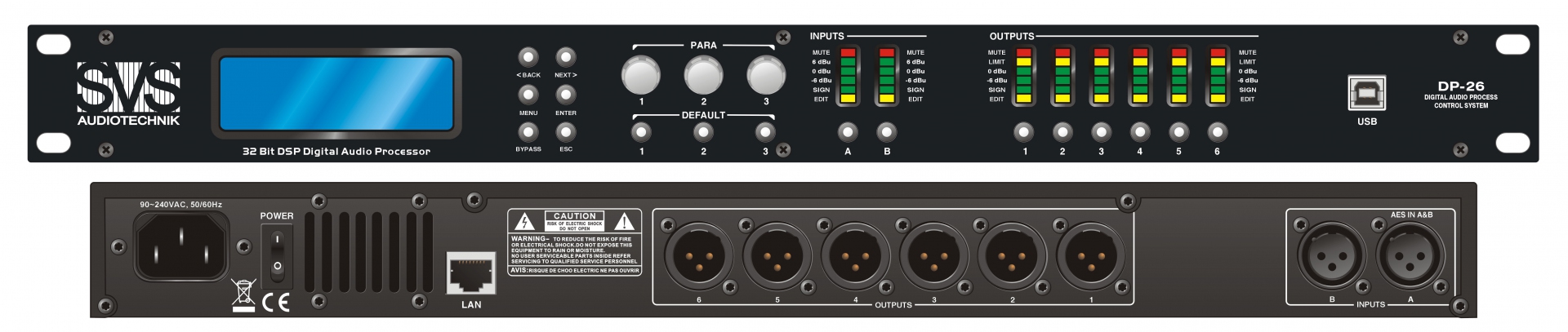 SVS Audiotechnik DP-26 Цифровой процессор: 2 входа 6 выходов в Читинской области